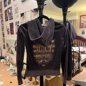 Juicy Couture graphic zip-up